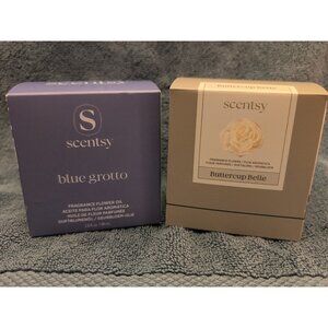 NEW Scentsy BLUE GROTTO 2.8 fl oz Fragrance Flower Oil w/ Fragrance Flower